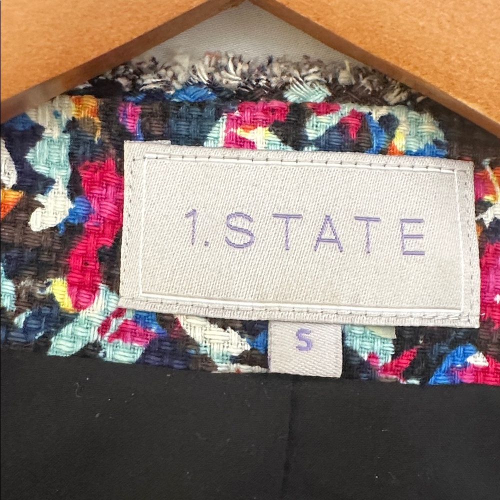 1. State Multicolor Textured Jacket - image 3